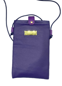 CELL PHONE POUCH - "PURPLE SILHOUETTE - 1"