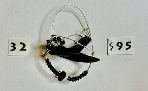 SC 32 -Abstract Hoop EARRING