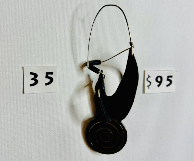 SC 35 -Abstract Hoop  EARRING