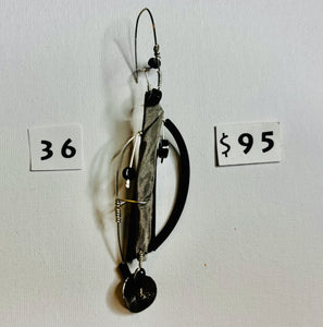 SC 36 - Abstract Hoop EARRING