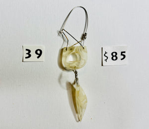 SC 39 - Dangle Hoop EARRING
