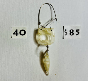 SC 40 -Dangle Hoop EARRING