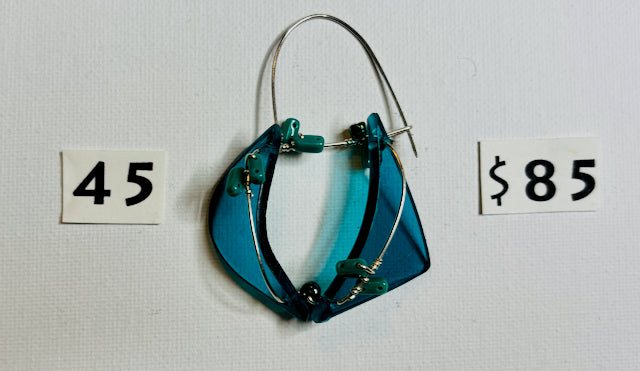 SC 45 -Abstract Hoop EARRING