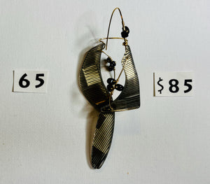 SC 65 -Abstract Hoop EARRING