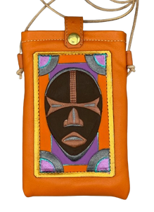 CELL PHONE POUCH - "DAN MASK"