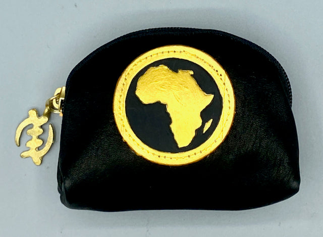 BUBBLE COIN POUCH -  "GOLDEN AFRIKA"