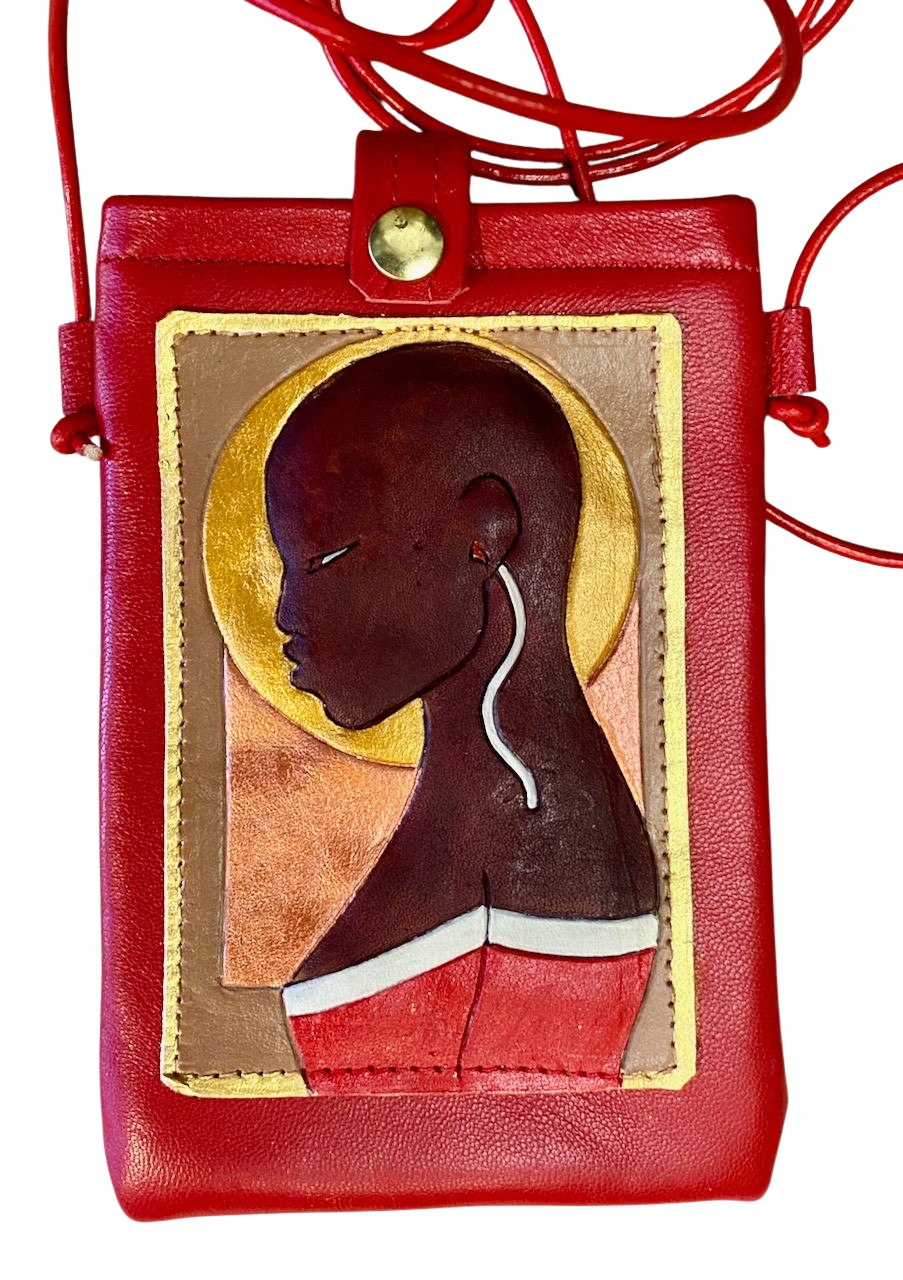 CELL PHONE POUCH - Red Meditation