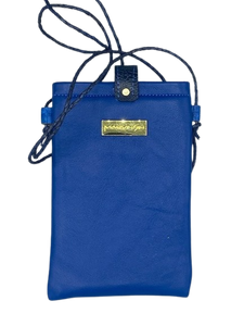 CELL PHONE POUCH - "CHIC URBAN BLUES"