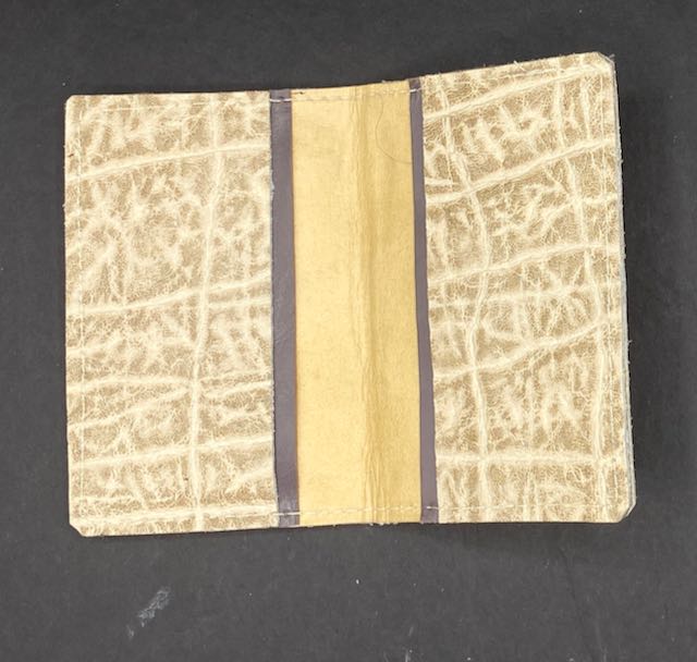BUSINESS CARD CASE - "WHITE GYE NYAME"