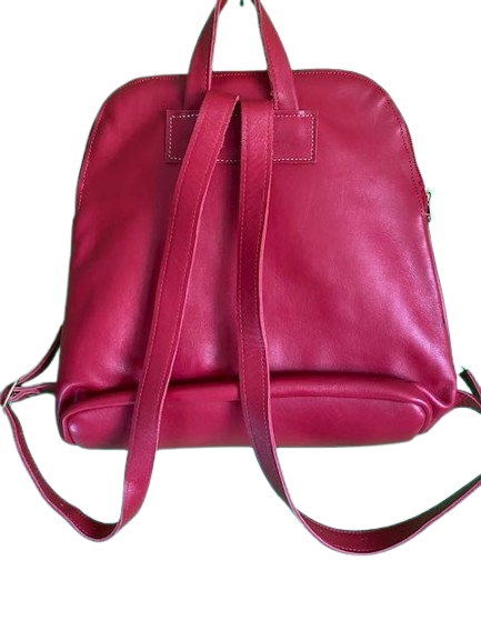 BACKPACK 1 - "Red Silhouette & Circles"