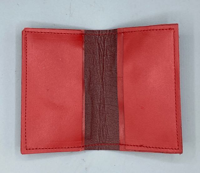 BUSINESS CARD CASE - "Red Kente"