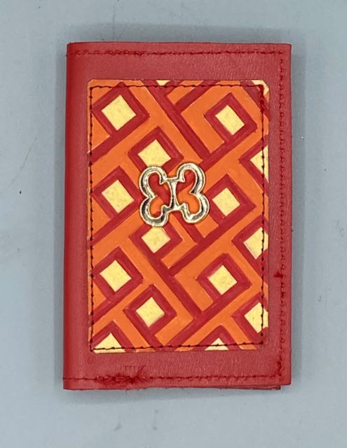 BUSINESS CARD CASE - "Red Kuba Kolors"