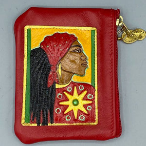 ZIP COIN POUCH - "RAS 2 NSOROMA"