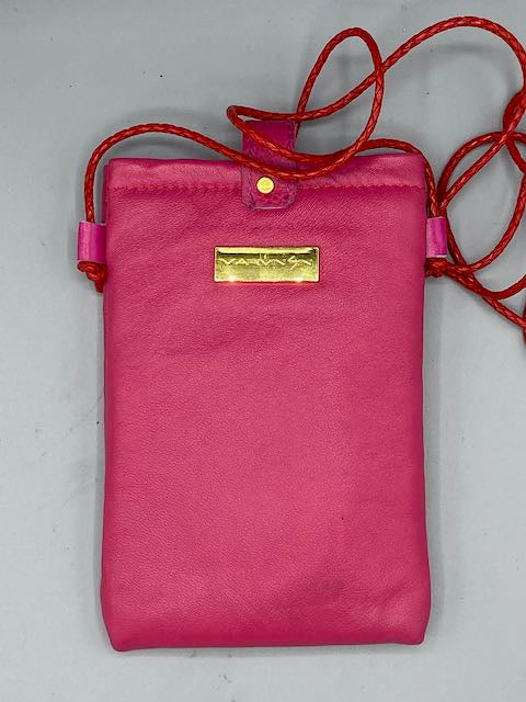 CELL PHONE POUCH - "Fulah Pink"