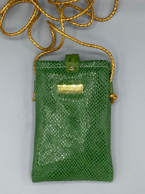 CELL PHONE POUCH - "Green Ras 1"
