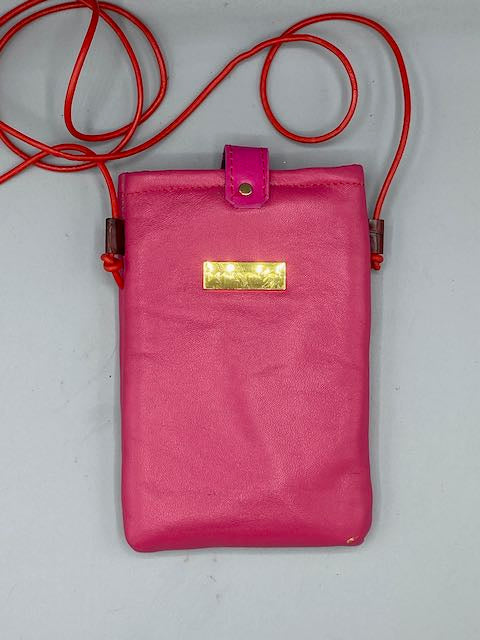CELL PHONE POUCH - "Fuchsia Kuba Kolors"