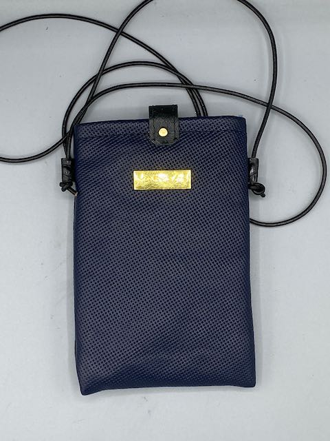 CELL PHONE POUCH - "Midnight Blue Kuba Kolors"