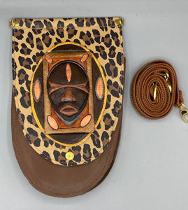 HEATHER POUCH - "Leopard Dan Mask"