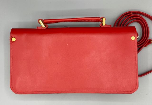 NIGHT LIFE CLUTCH - "Red Kente"