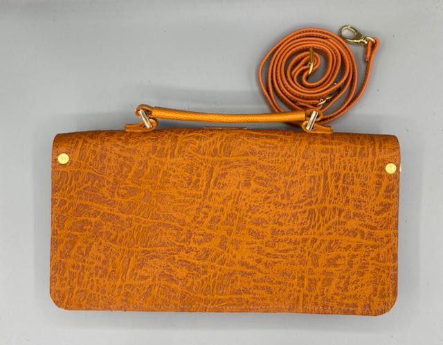 NIGHT-LIFE CLUTCH - "Adinkra Trio - Bese Saka, Gye Nyame, Ram's Horns"