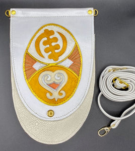 HEATHER POUCH - "Gye Nyame & Sankofa"