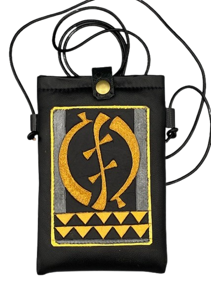 CELL PHONE POUCH - "NU GYE NYAME"