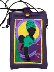 CELL PHONE POUCH - "Mother & Child"