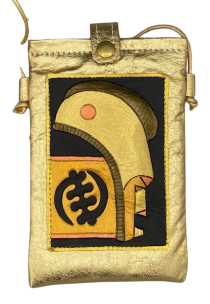 CELL PHONE POUCH - "Senufo - Gye Nyame"