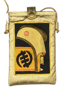 CELL PHONE POUCH - "Senufo - Gye Nyame"