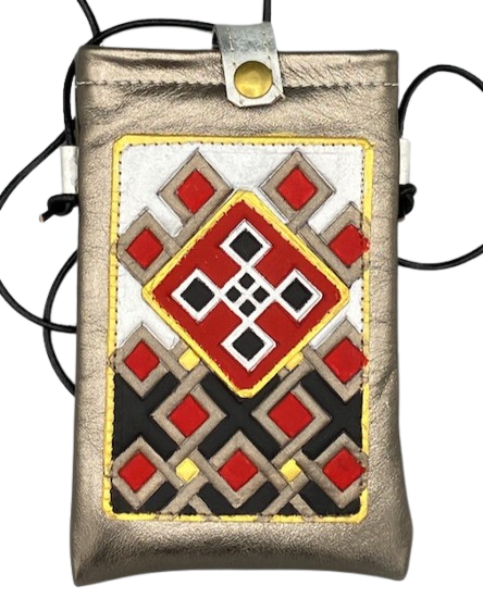 CELL PHONE POUCH - "NSAA on Kuba Kolors"