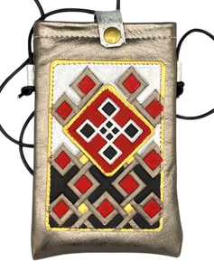 CELL PHONE POUCH - "NSAA on Kuba Kolors"