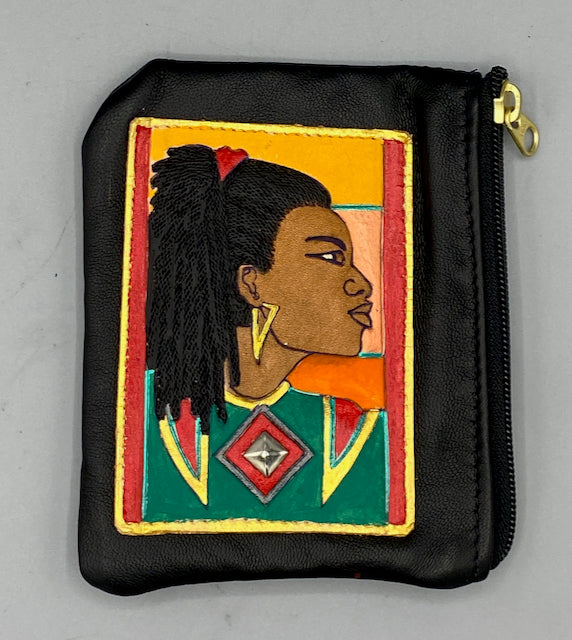 ZIP COIN POUCH - "Ras Sister 2A"