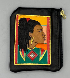 ZIP COIN POUCH - "Ras Sister 2A"