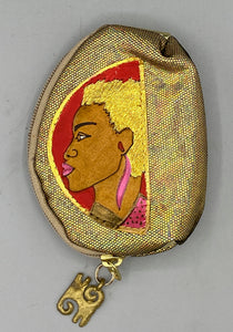 BUBBLE COIN POUCH - "GOLD NUBIA"