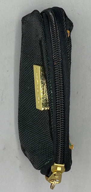 BUBBLE COIN POUCH - "Green Lunar Silhouette"