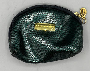 BUBBLE COIN POUCH - "Green Lunar Silhouette"