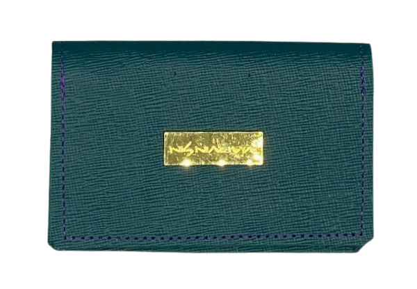 BUSINESS CARD CASE - "Green Gye Nyame"