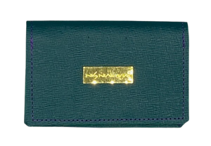 BUSINESS CARD CASE - "Green Gye Nyame"