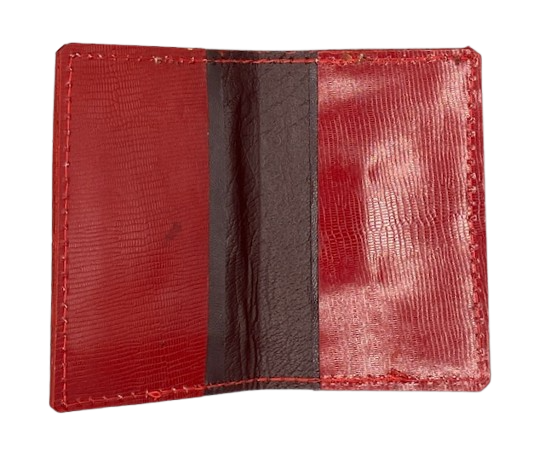 BUSINESS CARD CASE - "Red Sankofa"