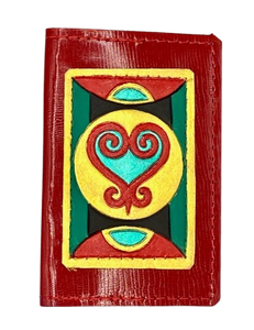 BUSINESS CARD CASE - "Red Sankofa"