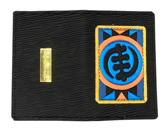 BUSINESS CARD CASE - "Gye Nyame Blues"
