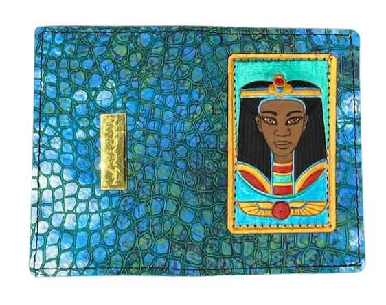 BUSINESS CARD CASE - "Turquoise Princess"