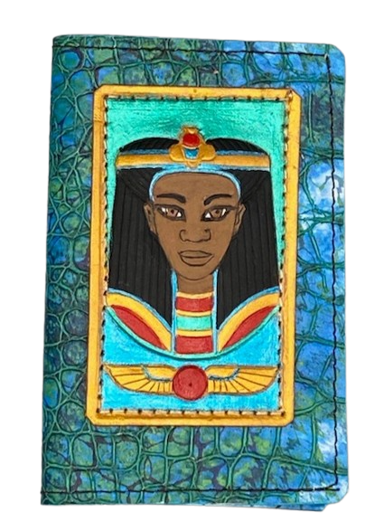 BUSINESS CARD CASE - "Turquoise Princess"