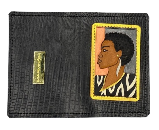 BUSINESS CARD CASE - "Zebra Nubian"
