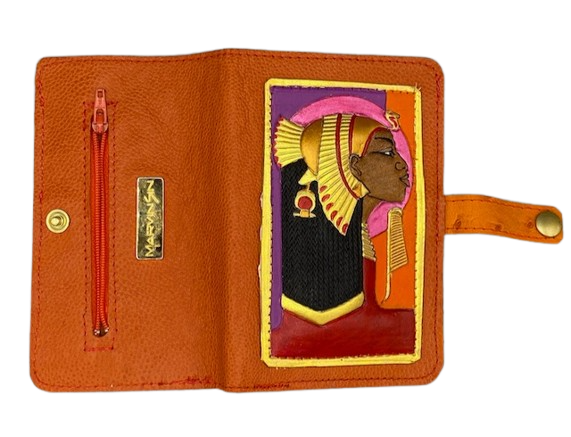METRO WALLET - "Orange Auset"