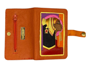 METRO WALLET - "Orange Auset"