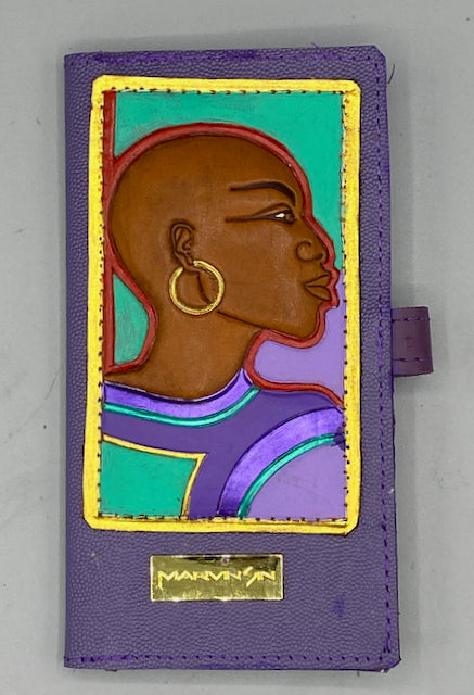 CHECK WALLET - "Bald Woman"