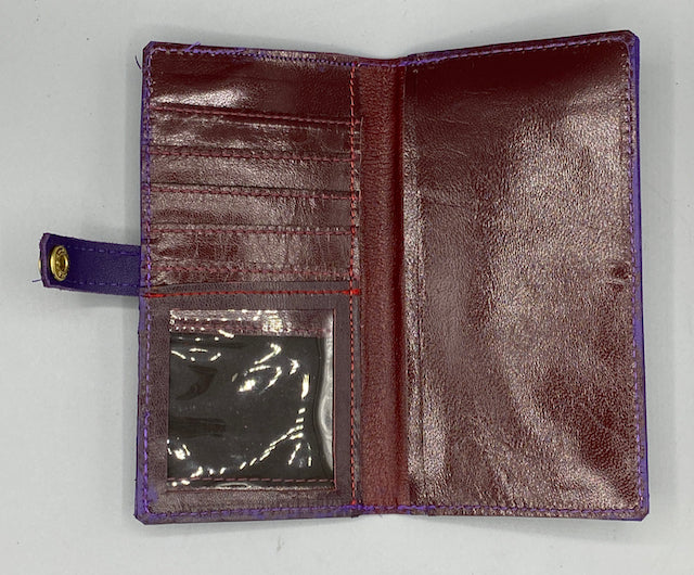 CHECK WALLET - "Bald Woman"