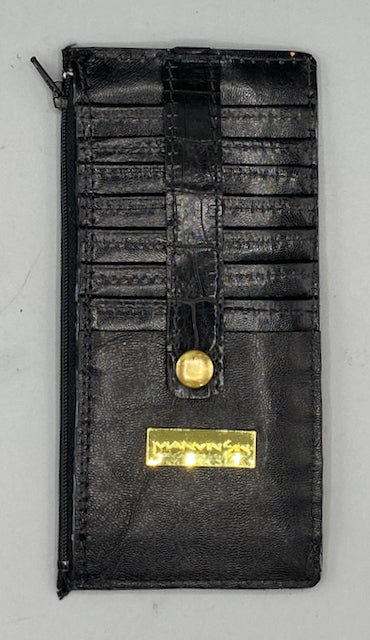FLAT CARD WALLET - "Bese Saka & Ram's Horns"