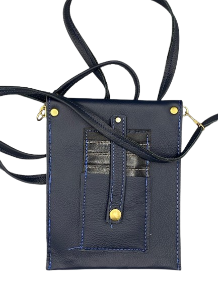 SUPER CELL POUCH - "Blue Scarab"